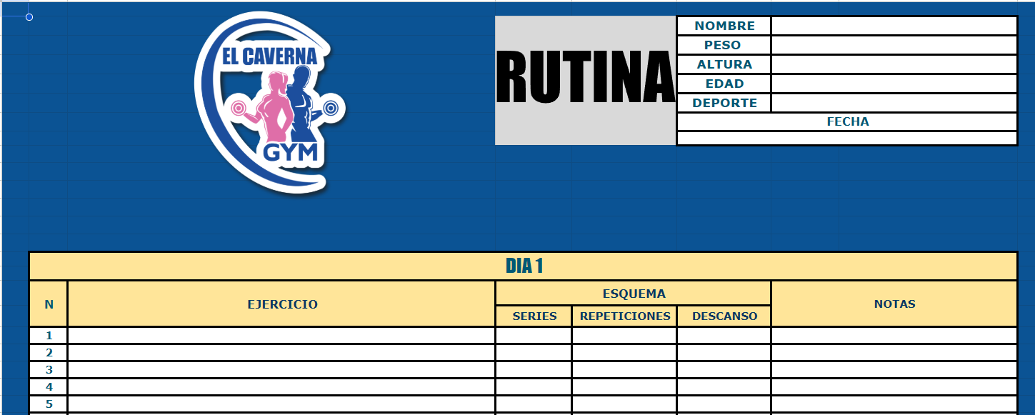 Rutinas personalizadas